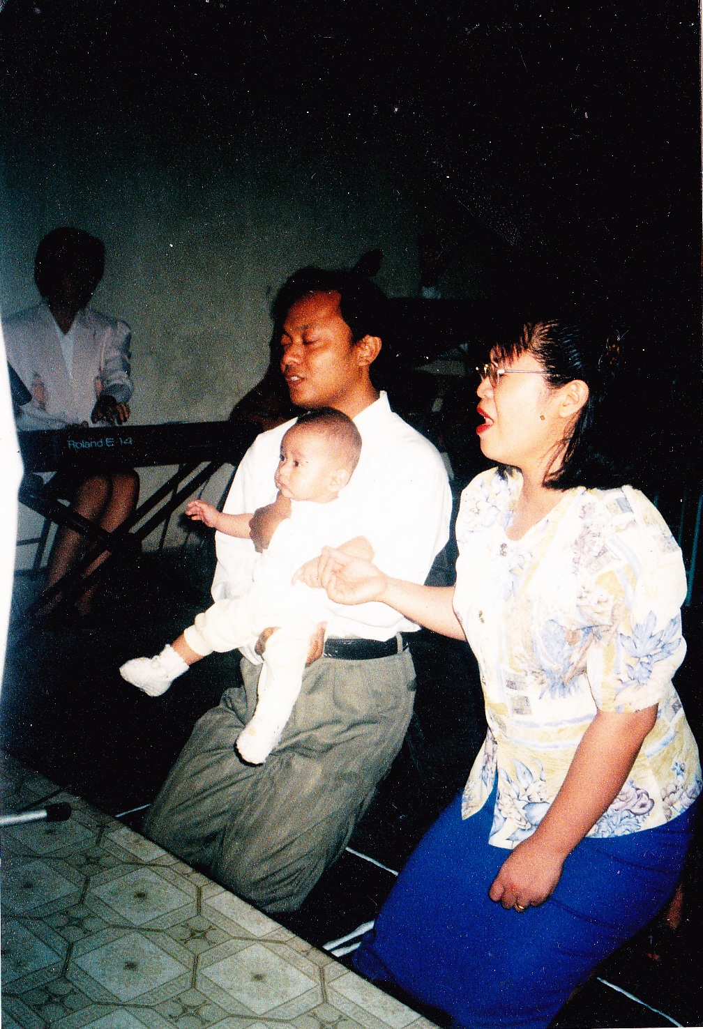 Ardito Kenanya Hudson Widiono saat diserahkan pada Tuhan, 1999