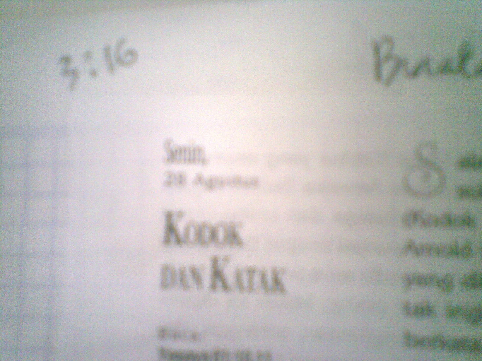 beri nomor urut, dan katik datanya di exel sehingga lain kali bisa memudahkan anda mencari judul yang diperlukan