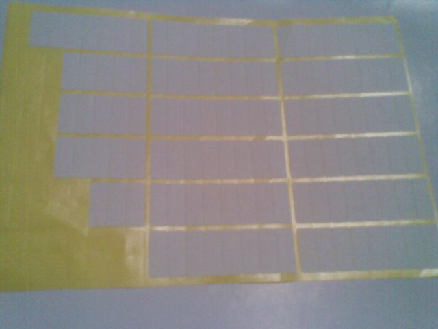 SEDIAKAN STIKER UNTUK ANTISIPASI APABILA YANG ANDA PERSIAPKAN KURANG, SEHINGGA BISA MEMANFAATKAN MEDIA YANG BALIKNYA BELUM DITULISI.