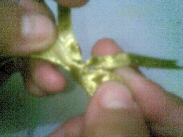 jadinya pita yang rapi seperti ini