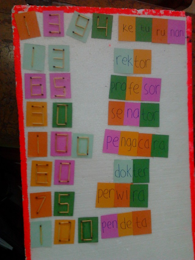 kreatifitas karya  kak ALNINDA RAMANDANI, guru GPDI Bayeman, Magelang