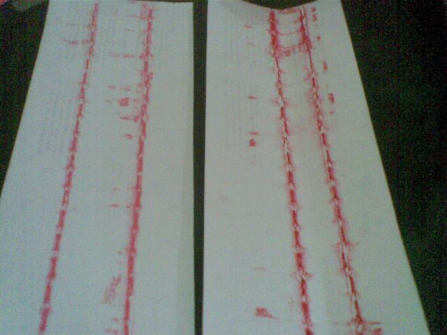 TARUH KERTAS LAIN DI ATASNYA DAN GORES/JIPLAK DENGAN CRYON UNTUK MENDAPATKAN JALAN LEBAR DAN JALAN SEMPIT.