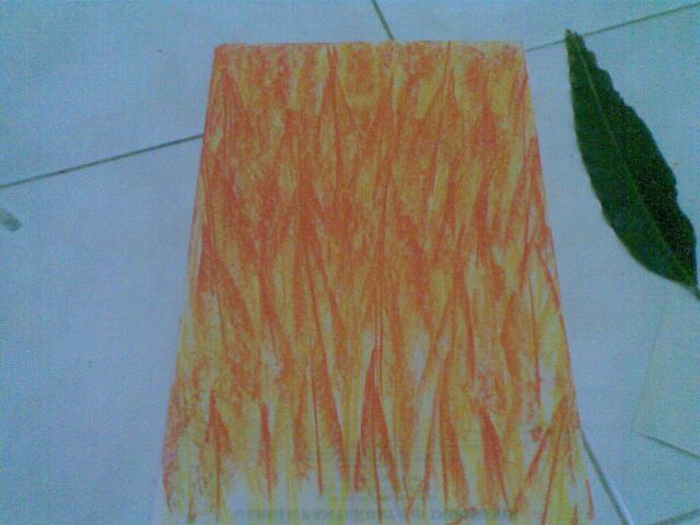 Gambar kobaran api sudah jadi