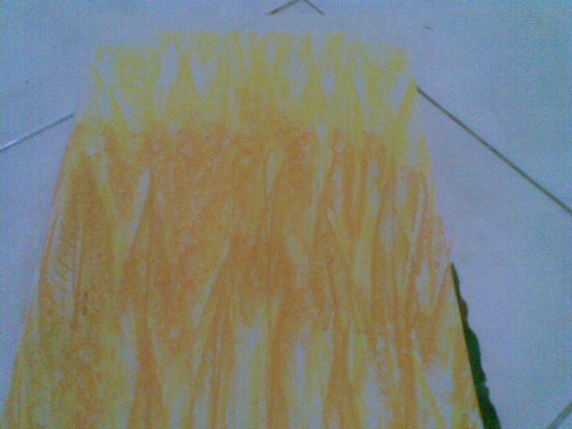 Ulangi bagian tengah untk warna ke dua