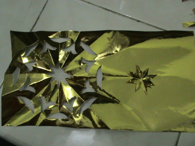 90. TANPA MENGUNTING SISA KERTAS, CARANYA TETAP LIPAT SEPERTI BIASA TETAPI SISA KERTAS TIDAK DIGUNTING