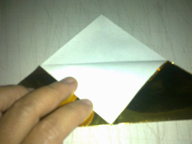 LIPAT UJUNG SEGITIGA KE ARAH ALAS LIPAT UJUNG SEGITIGA KE ARAH ALAS