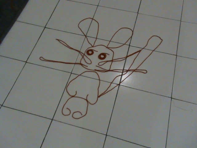 HASIL LUKISAN ESTAFET DARI SALAH SATU KELOMPOK