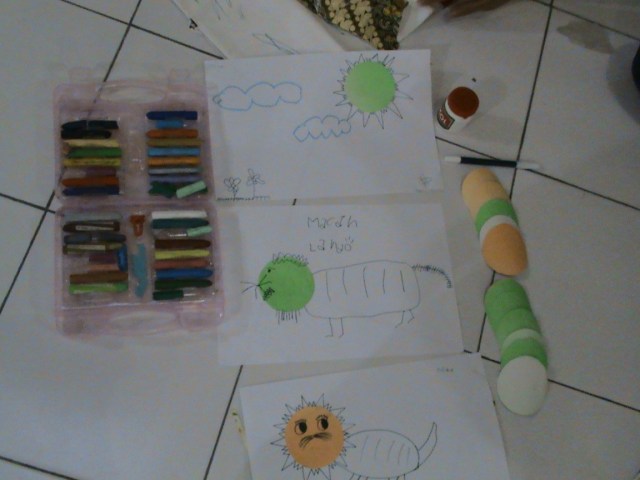 MENGGAMBAR DARI SATU BENTUK YANG SAMA UNTUK MENGGALI IDE DARI SI PELUKIS