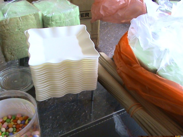 GUNAKAN PIRING ANTI PECAH UNUK ANAK-ANAK MENARUH HASIL HIASAN ROTI