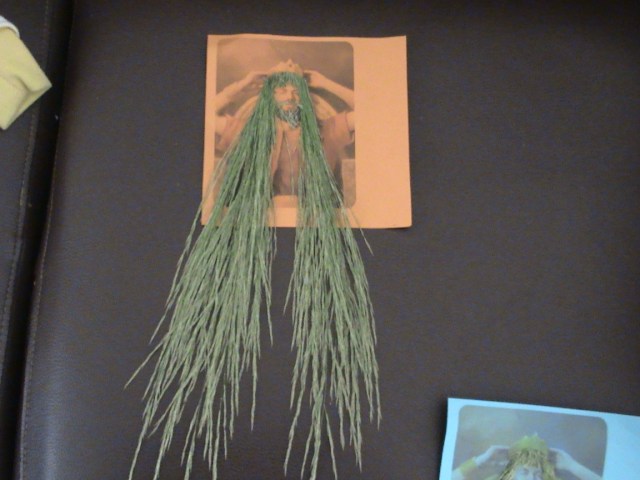 RAMBUTNYA PANJANG SENGAJA MELEBIHI KERTAS KARNA POSISI ABSALOM SEDANG DIFOTO DALAM KEADAAN DUDUK