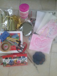 semua perlengkapan siap dipakai 