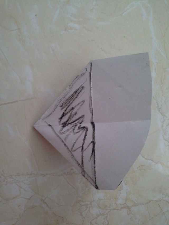 daerah yang saya arsir perlu anda beri lem. Namun anda tidak perlu mengarsir, ini hanya cara saya untuk menunjukkan daerah mana yang perlu anda arsir. Mohon diarsir bolak balik di daerah yang sama