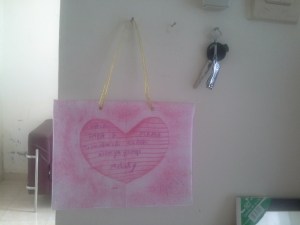 Siap diberikan untuk papa dan mama, dipajang.