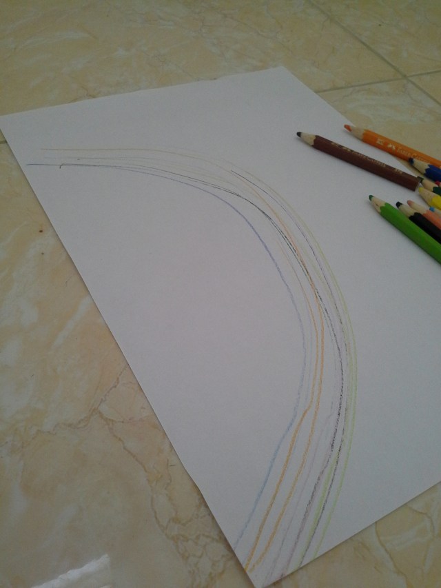 10. GORESAN TIDAK HARUS RATA , LURUS, SEMPURNA, JUSTRU YANG SEPERTI INI KHAS ANAK-ANAK , ASLI