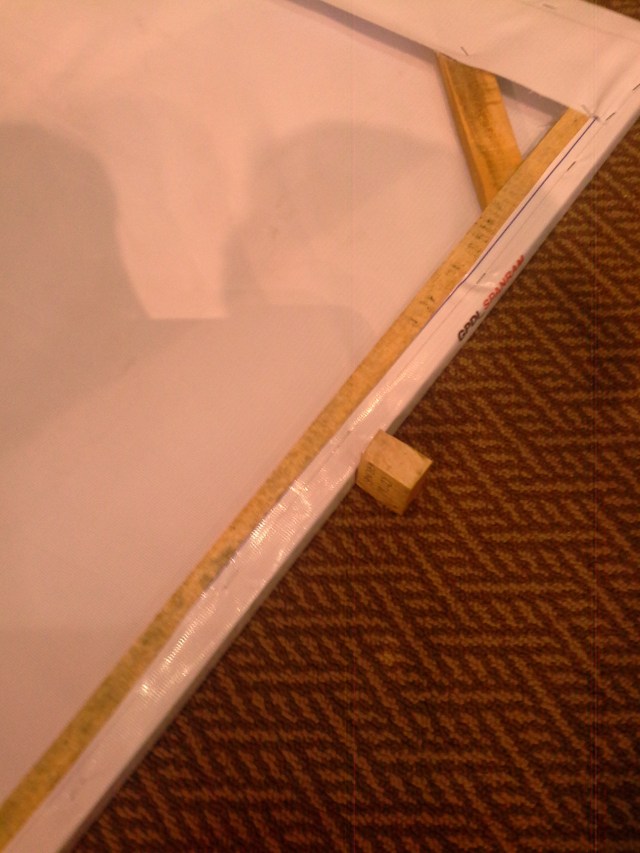 Banner/board tampak belakang