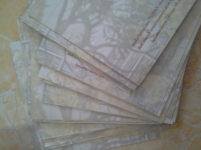 kartu point yang saya siapkan, anda dapat memakai bentuk /model lain