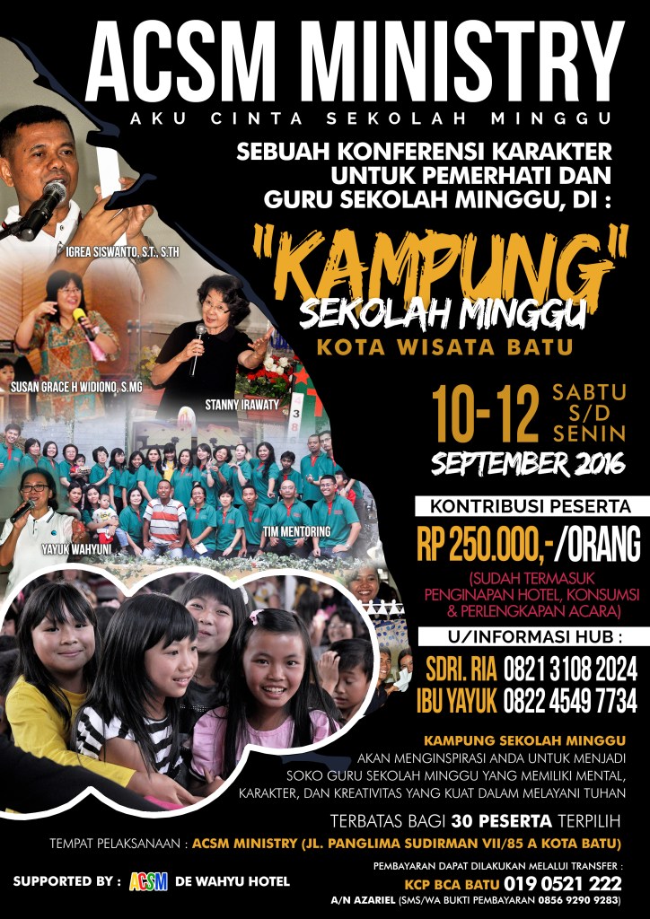 Flyer Kampung Sekolah Minggu